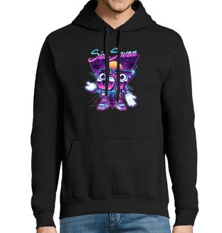 Obrázek 1 produktu Pánská mikina Retro Meme 67 Six Seven 80s