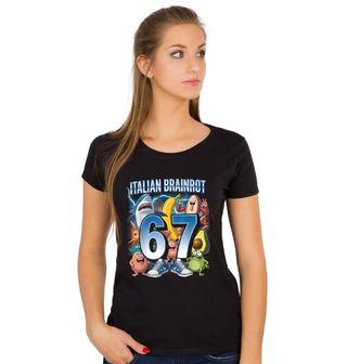 Obrázek 1 produktu Dámské tričko 67 v Teniskách Six Seven Italian Brainrot