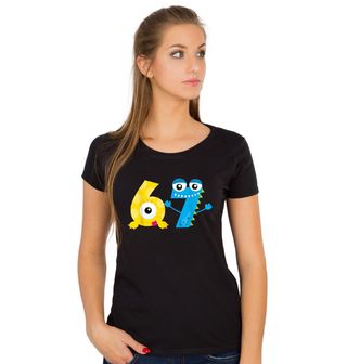 Obrázek 1 produktu Dámské tričko Monster Numbers 67 Six Seven