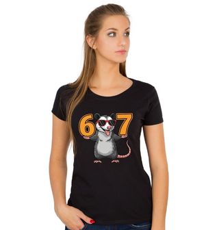 Obrázek 1 produktu Dámské tričko Vačice v Brýlích 67 Six Seven