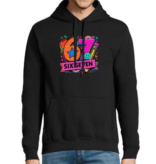 Obrázek 1 produktu Pánská mikina Školní Potřeby 67 Six Seven