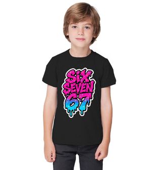 Obrázek 1 produktu Dětské tričko Barevné Graffiti 67 Six Seven