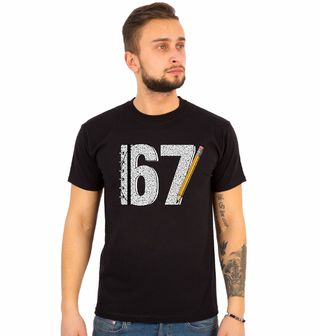 Obrázek 1 produktu Pánské tričko Školní Sešit 67 Six Seven