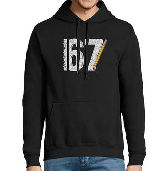 Obrázek 1 produktu Pánská mikina Školní Sešit 67 Six Seven
