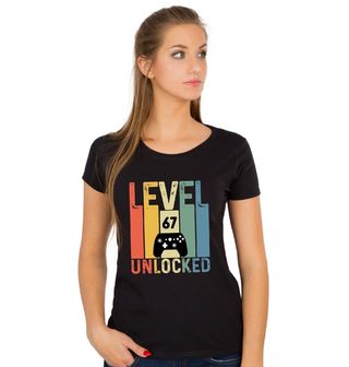 Obrázek 1 produktu Dámské tričko Level 67 Odemčen Retro Six SevenLevel 67 Odemčen Retro Six Seven