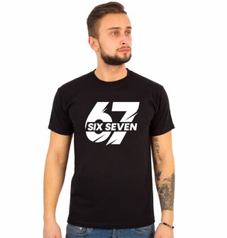 Obrázek 1 produktu Pánské tričko Internetové Šílenství 67 Six Seven Meme