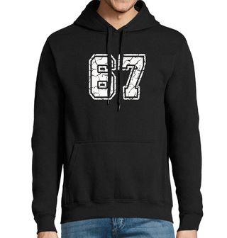 Obrázek 1 produktu Pánská mikina Popraskané Číslo 67 Six Seven Meme