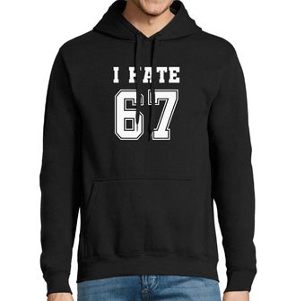 Obrázek 1 produktu Pánská mikina Nesnáším 67 I Hate 67 Six Seven Meme