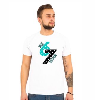Obrázek 1 produktu Pánské tričko Hvězdné Číslo 67 Six Seven Meme