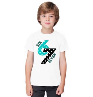 Obrázek 1 produktu Dětské tričko Hvězdné Číslo 67 Six Seven Meme