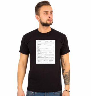 Obrázek 1 produktu Pánské tričko Dotazník pro uchazeče o zaměstnání