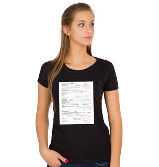 Obrázek 1 produktu Dámské tričko Dotazník pro uchazeče o zaměstnání