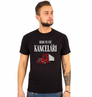 Obrázek 1 produktu Pánské tričko Kamion Budu ve své kanceláři