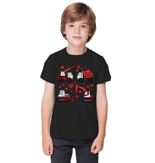 Obrázek 1 produktu Dětské tričko Láska ke Stavebním Strojům