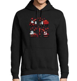 Obrázek 1 produktu Pánská mikina Láska ke Stavebním Strojům