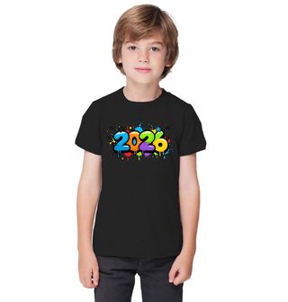Obrázek 1 produktu Dětské tričko Nový rok 2026 Graffiti