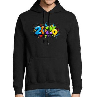Obrázek 1 produktu Pánská mikina Nový rok 2026 Graffiti