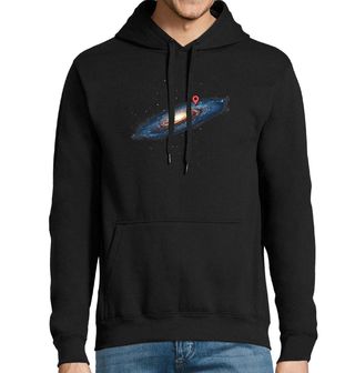 Obrázek 1 produktu Pánská mikina Tady jsem! Galaxie Mléčná dráha Milky Way