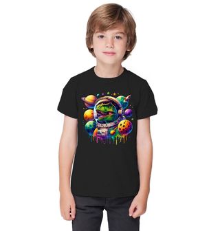 Obrázek 1 produktu Dětské tričko Dinosarus T-Rex Astronaut ve Vesmíru