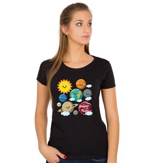Obrázek 1 produktu Dámské tričko Vesmír Roztomilých Planet