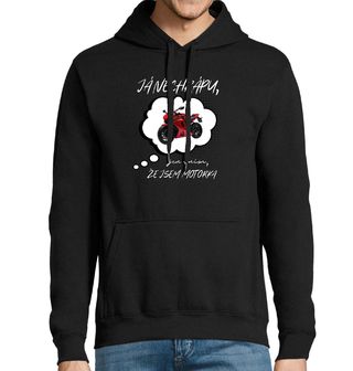 Obrázek 1 produktu Pánská mikina Já nechrápu – jen sním, že jsem motorka