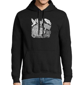 Obrázek 1 produktu Pánská mikina Odin s havrany Hugin a Munin