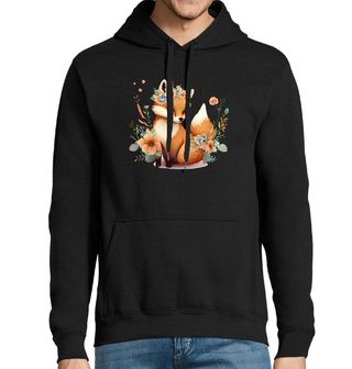 Obrázek 1 produktu Pánská mikina Liška s Květinovou Korunou