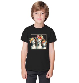 Obrázek 1 produktu Dětské tričko Kozy s Květinovou Korunou