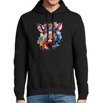 Obrázek 1 produktu Pánská mikina Barevné Prase Boho