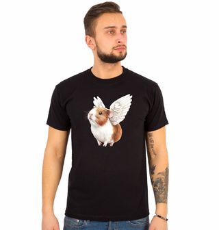 Obrázek 1 produktu Pánské tričko Morče s Andělskými Křídly RIP