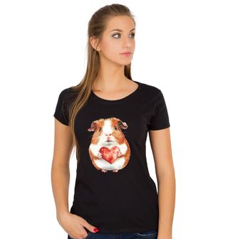 Obrázek 1 produktu Dámské tričko Morče se Srdcem