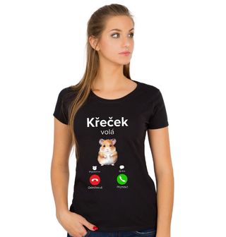 Obrázek 1 produktu Dámské tričko Křeček volá Phone Call