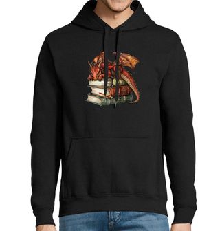 Obrázek 1 produktu Pánská mikina Spící Červený Drak na Knihách