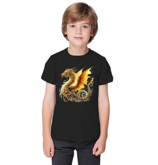 Obrázek 1 produktu Dětské tričko Zlatý Majestátní Drak