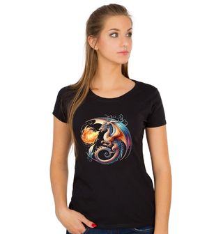 Obrázek 1 produktu Dámské tričko Bájný Ohnivý Drak