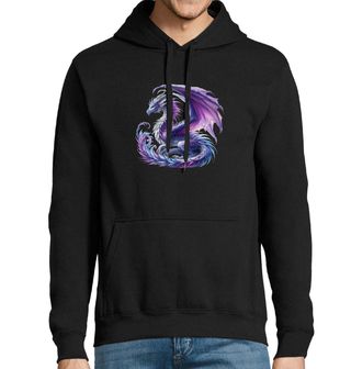 Obrázek 1 produktu Pánská mikina Modrofialový Drak