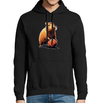 Obrázek 1 produktu Pánská mikina Kapybara s Basketbalovým Míčem