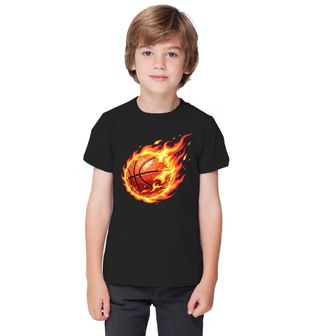 Obrázek 1 produktu Dětské tričko Rozžhavený Basketbalový Míč