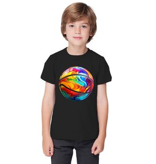 Obrázek 1 produktu Dětské tričko Duhový Basketbalový Míč