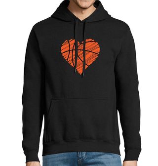 Obrázek 1 produktu Pánská mikina Srdce Basketbalu