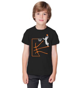 Obrázek 1 produktu Dětské tričko Smečující Basketbalista