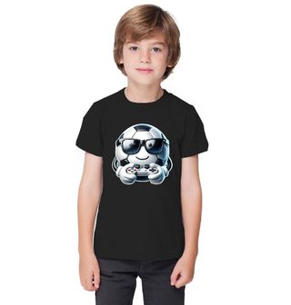 Obrázek 1 produktu Dětské tričko Fotbalový Míč Gamer v Brýlích
