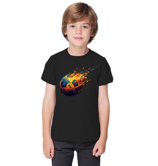 Obrázek 1 produktu Dětské tričko Ohnivý Fotbalový Míč v Letu