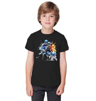 Obrázek 1 produktu Dětské tričko Barevný Hokejista na Ledu