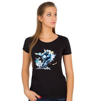 Obrázek 1 produktu Dámské tričko Ledový Hokejista v Akci