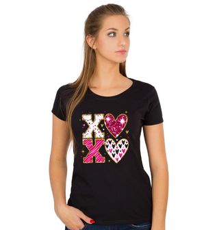 Obrázek 1 produktu Dámské tričko Hugs and Kisses XOXO