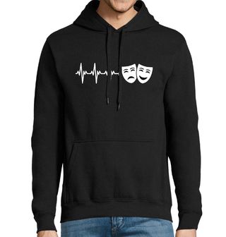 Obrázek 1 produktu Pánská mikina Kardiogram a Divadelní Masky