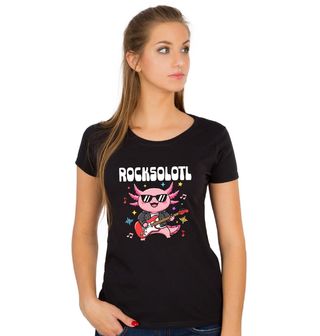 Obrázek 1 produktu Dámské tričko Rockový Axolotl Rocksolotl