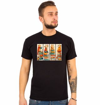Obrázek 1 produktu Pánské tričko Kapybara na Hromadě Knih