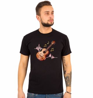 Obrázek 1 produktu Pánské tričko Melodie Akustické Kytary